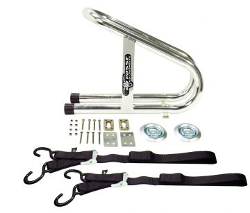 Pit Posse Chrome Permanent Wheel Chock Kit