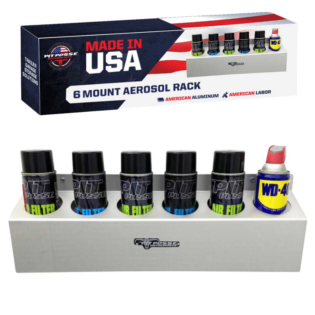 Pit Posse 6 Mount Aerosol Rack (Test Product)