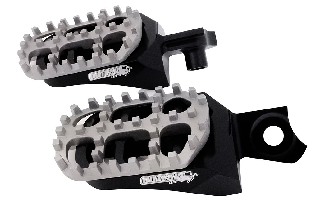Outlaw Racing Billet Adjustable Footpegs