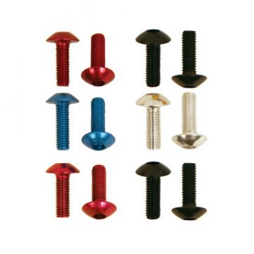 Pit Posse Aluminum Button Head Bolt 6 Pieces