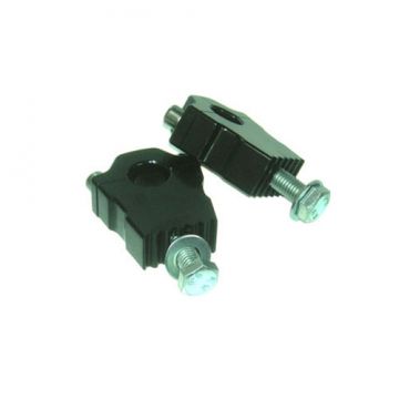 Outlaw Racing Bar Mount Risers 55mm 1-1 / 8 Inch Black