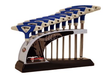 Pit Posse 9 Piece T-Handle Ball Pt. Hex Set