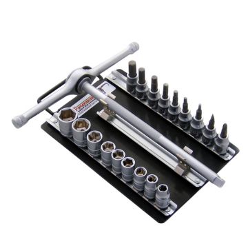 Pit Posse 3 / 8 T-Ratchet Set