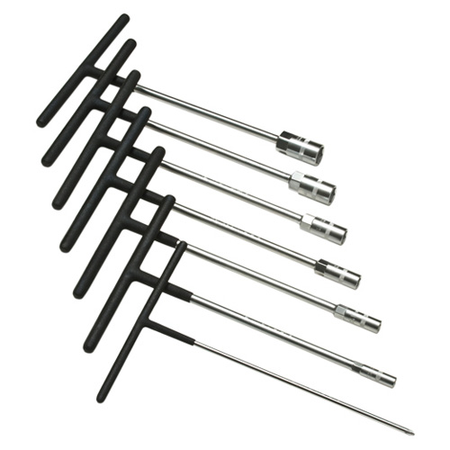 Pit Posse 7 Piece T-Handle Set with Dipped Handle