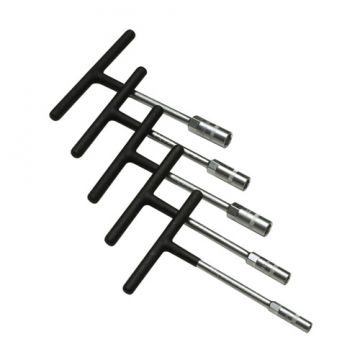 Pit Posse 5 Piece Mini T-Set with Dipped Handle