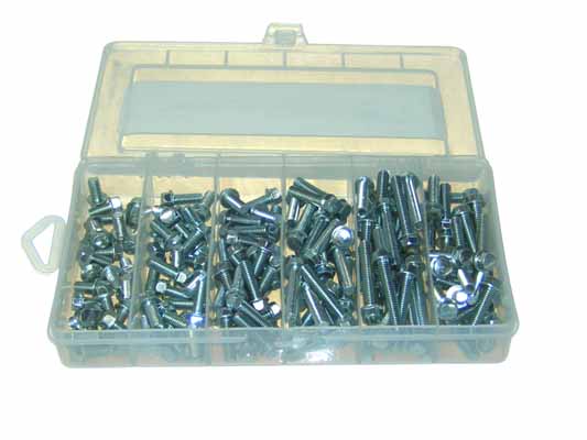Pit Posse 150 Piece 6mm Flange Bolt Kit