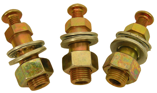 Pit Posse 25-Piece Metric Flange Bolt Kit - M6 X 12mm, Steel, For Motorcycle Dirt Bike Street Bike