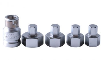 Pit Posse 5 Piece Hex Axle Tool Set 17, 19, 22, 24mm