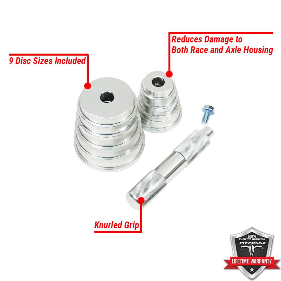 Pit Posse 10 Piece Seal & Bearing Driver Set