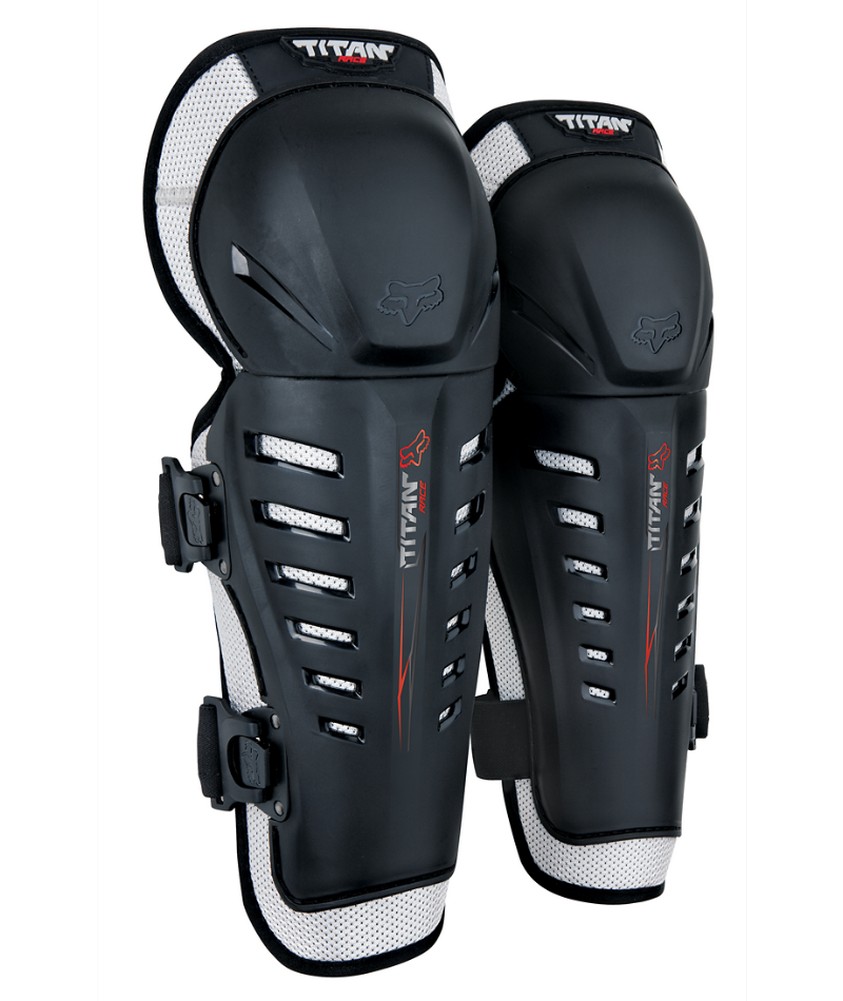 Fox Racing Titan Race Knee/Shin Guard [Black] One Size
