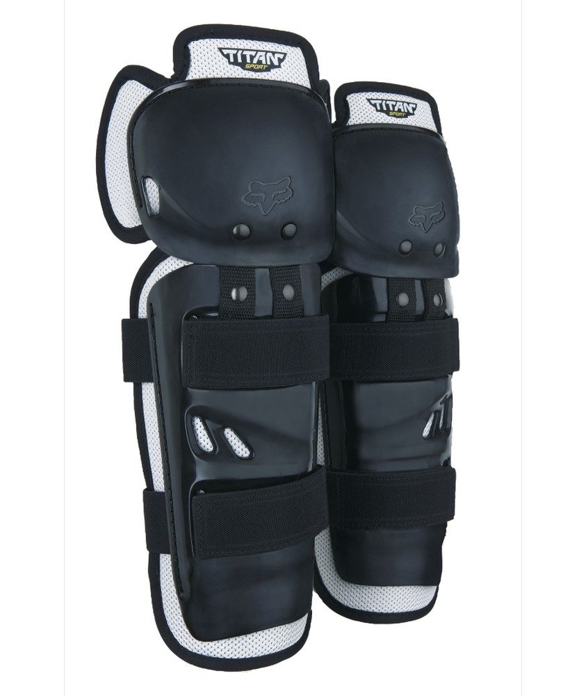 Fox Racing Titan Sport Knee/Shin Guard [Black] One Size