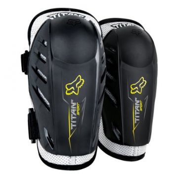 Fox Racing Youth Titan Sport Elbow Guards [Black] One Size
