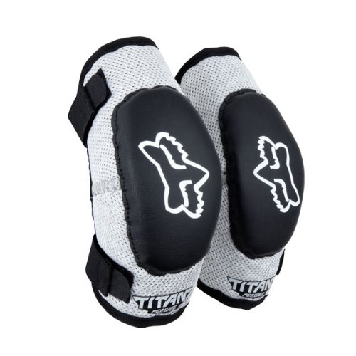 Fox Racing Peewee Titan Youth Elbow [Black/Silver] One Size