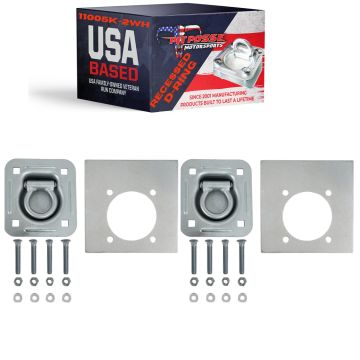 Pit Posse Recessed Pan Ring and Washer Kit with Hardware