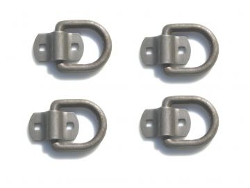 Pit Posse Flush D-Ring 1 / 2 Inch Diameter 4-Pack