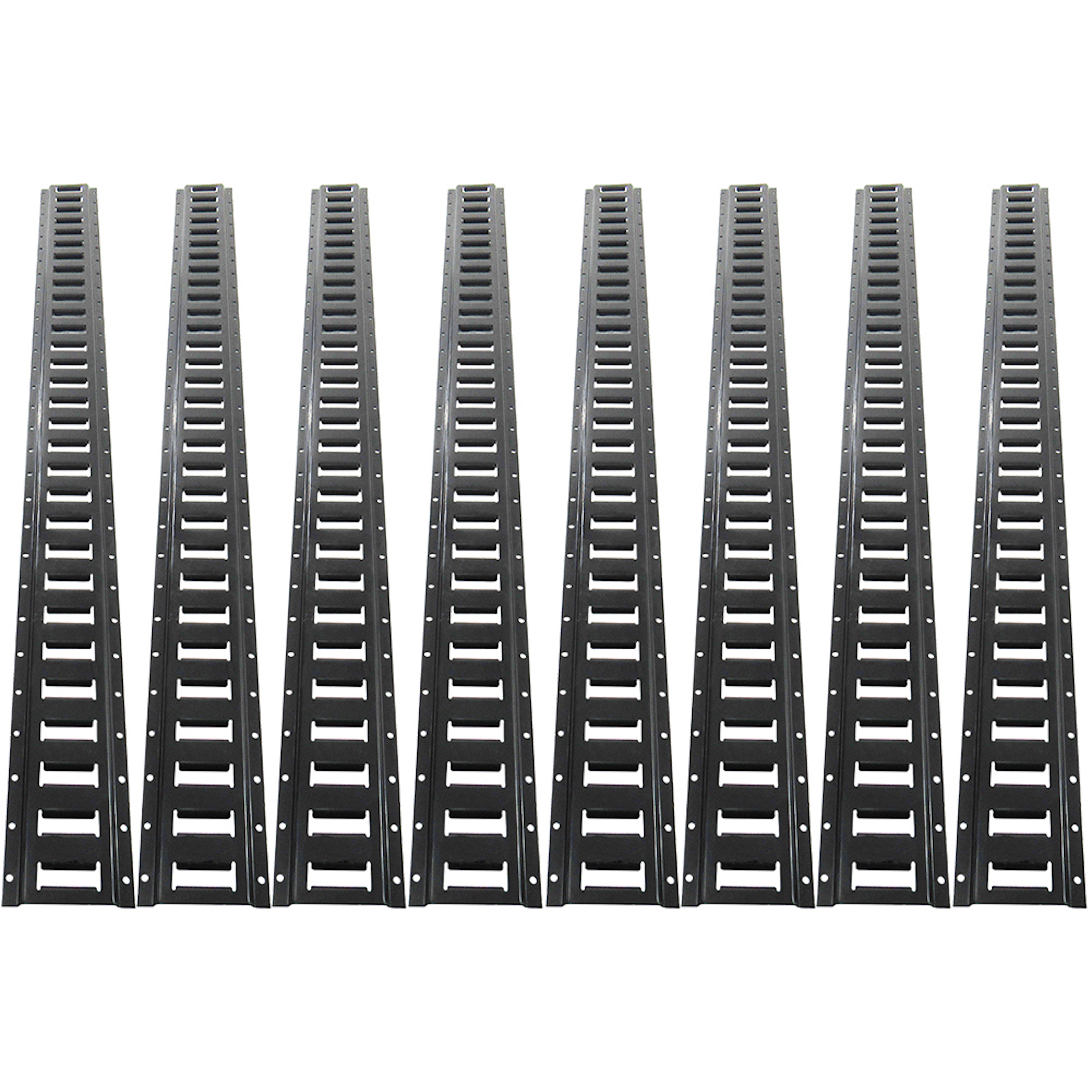 Pit Posse 5' E-Track 8-Pack Black
