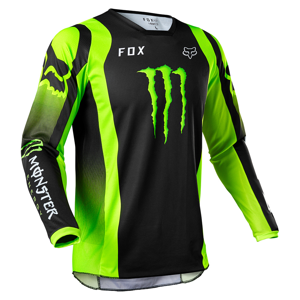Fox Racing 180 Monster Jersey [Black] XL