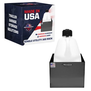 Pit Posse Utility Jug Rack Single Black- Scratch and Dent