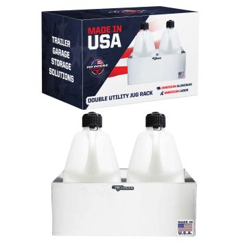 Pit Posse Utility Jug Rack Double Silver- Scratch and Dent