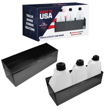 Pit Posse Utility Jug Rack Triple Black- Scratch and Dent
