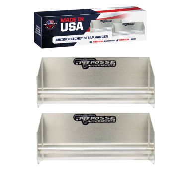 Pit Posse Junior Ratchet Strap Hanger Silver - Scratch and Dent