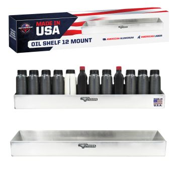 Pit Posse Oil Shelf 12 Mount Silver - Scratch and Dent