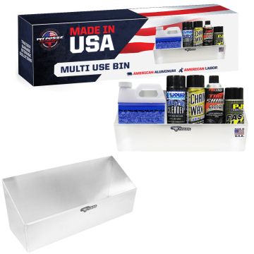 Pit Posse Multi Use Bin Silver- Scratch and Dent
