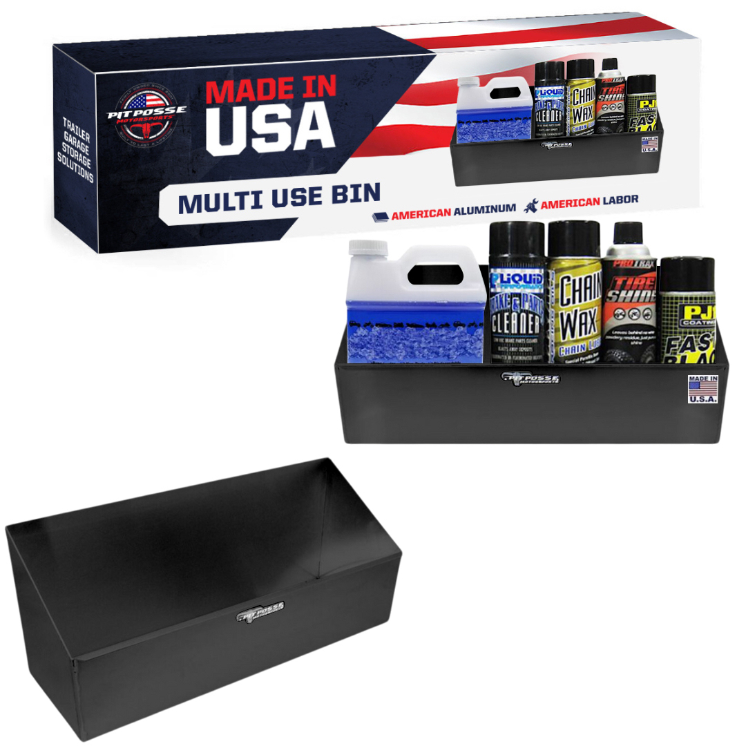 Pit Posse Multi Use Bin Black- Scratch and Dent