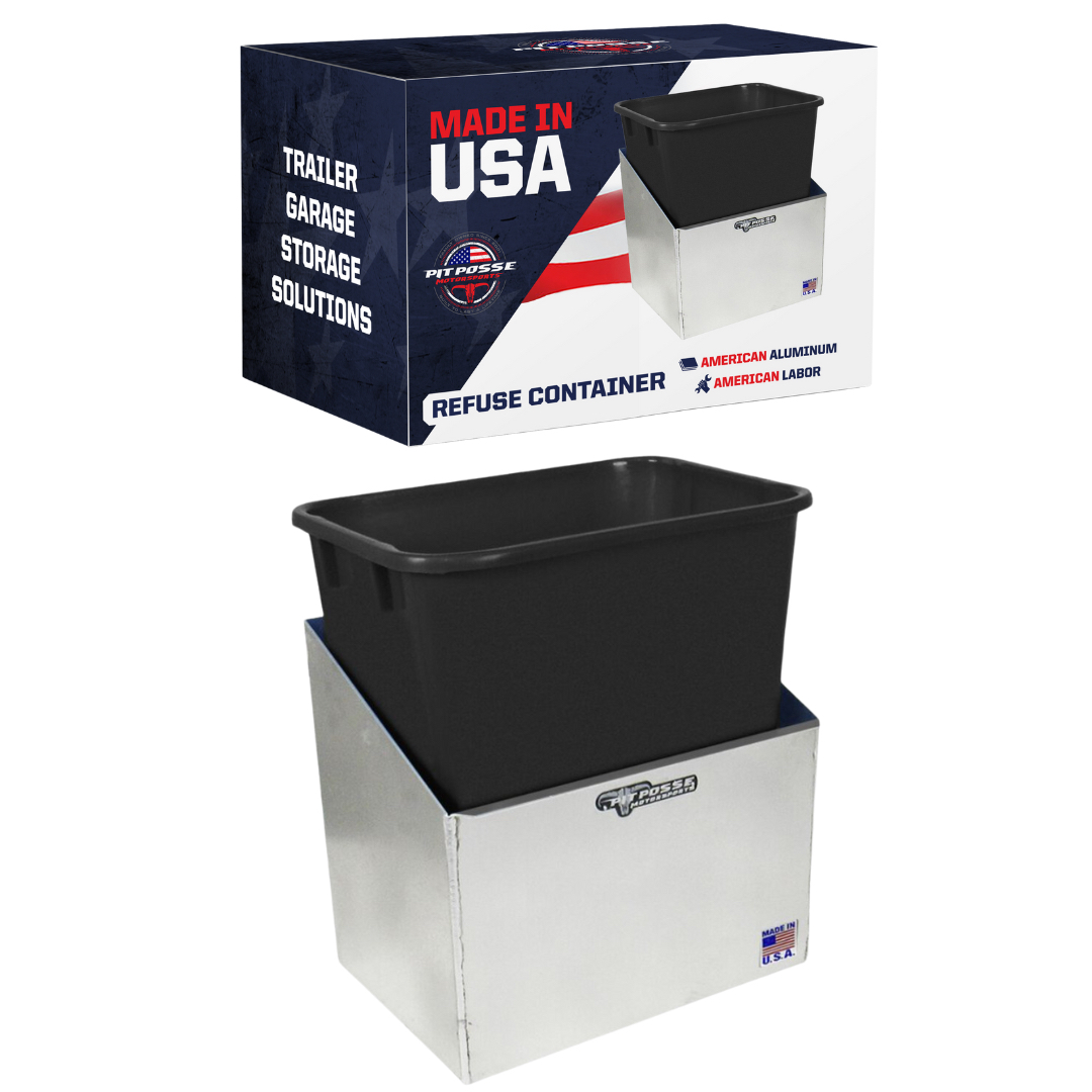 Pit Posse Refuse Container Silver- Scratch and Dent