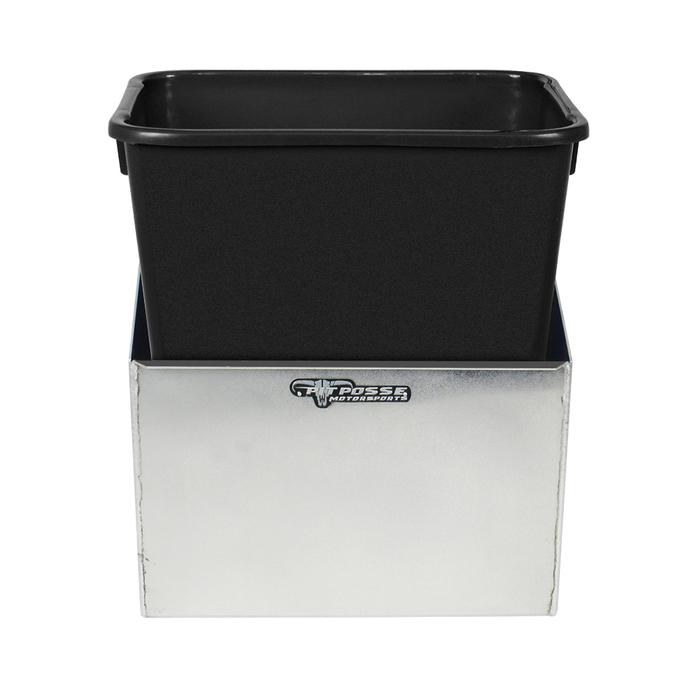 Pit Posse Refuse Container Silver- Scratch and Dent