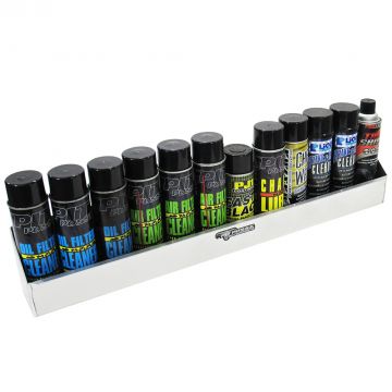 Pit Posse Aerosol Shelf 12 Mount Silver - Scratch and Dent