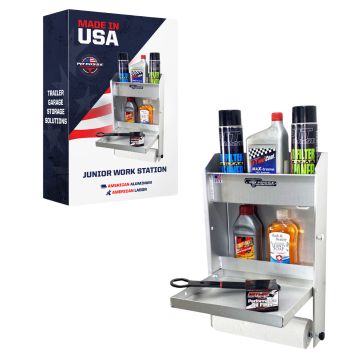 Pit Posse Junior Work Station Silver- Scratch and Dent