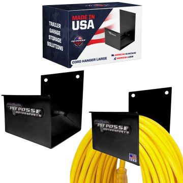 Pit Posse Cord Hanger Small Black - Scratch and Dent