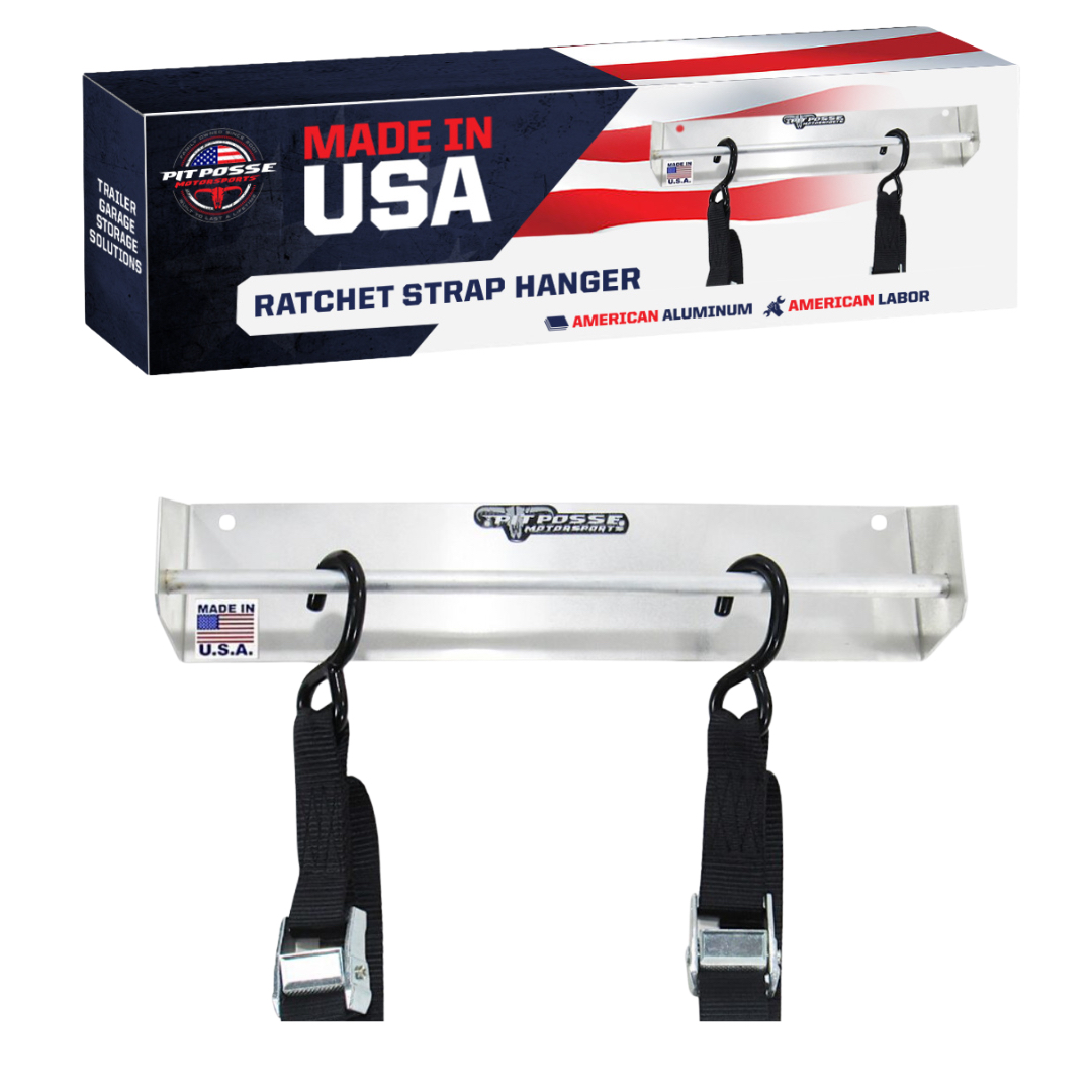 Pit Posse Senior Ratchet Strap Hanger Silver- Scratch and Dent