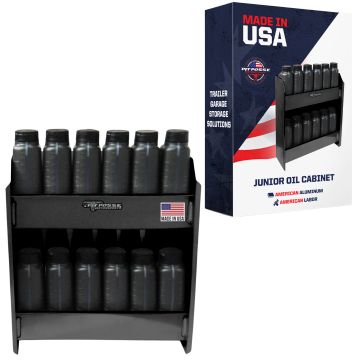 Pit Posse Junior Oil Cabinet Black -Scratch and Dent