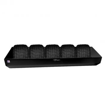 Pit Posse Go Kart Tire Trough Black- Scratch and Dent
