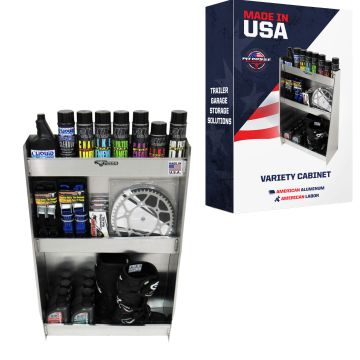 Pit Posse Variety Cabinet Silver