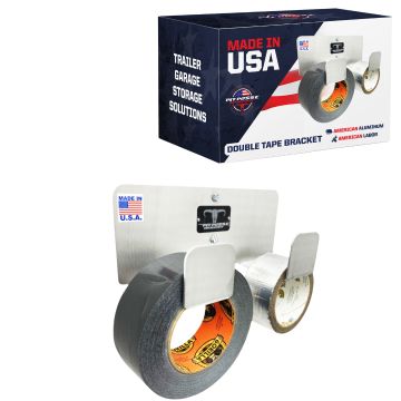 Pit Posse Double Tape Bracket Silver- Scratch and Dent