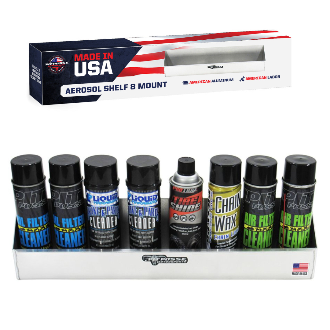 Pit Posse Aerosol Shelf 8 Mount