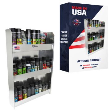 Pit Posse Aerosol Cabinet Silver
