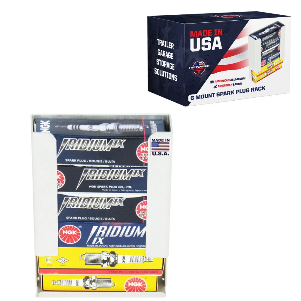 Pit Posse 6 Mount Spark Plug Rack