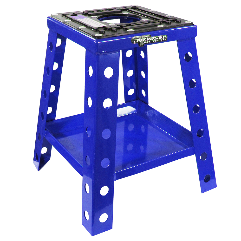 Pit Posse Aluminum Bike Stand Blue- Scratch and Dent