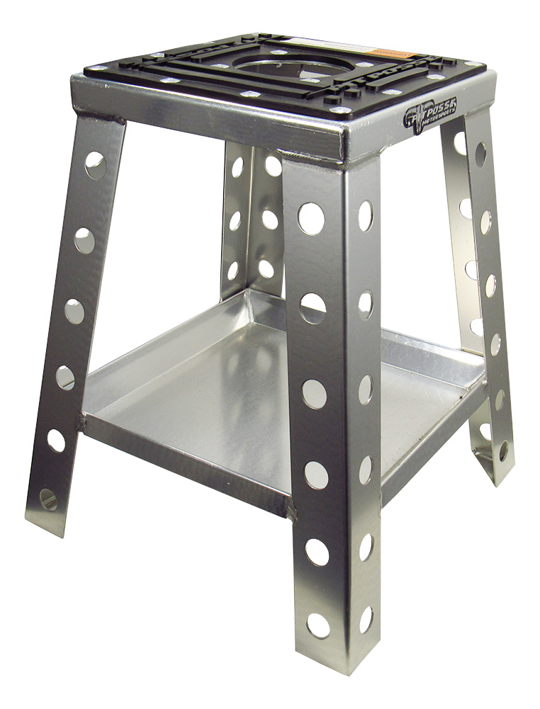 Pit Posse Aluminum Bike Stand Silver- Scratch and Dent