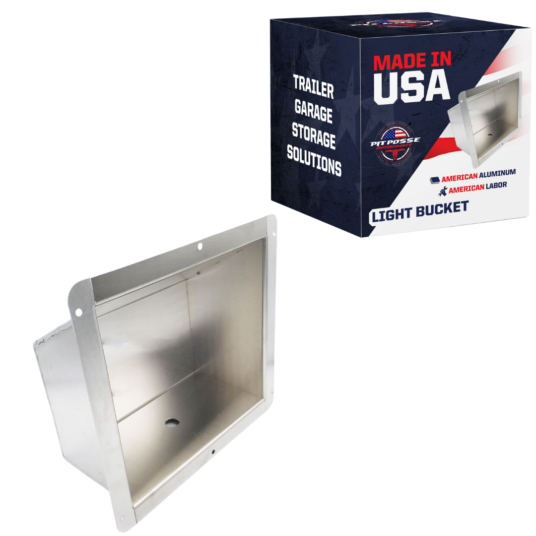 Pit Posse Light Bucket Silver- Scratch and Dent