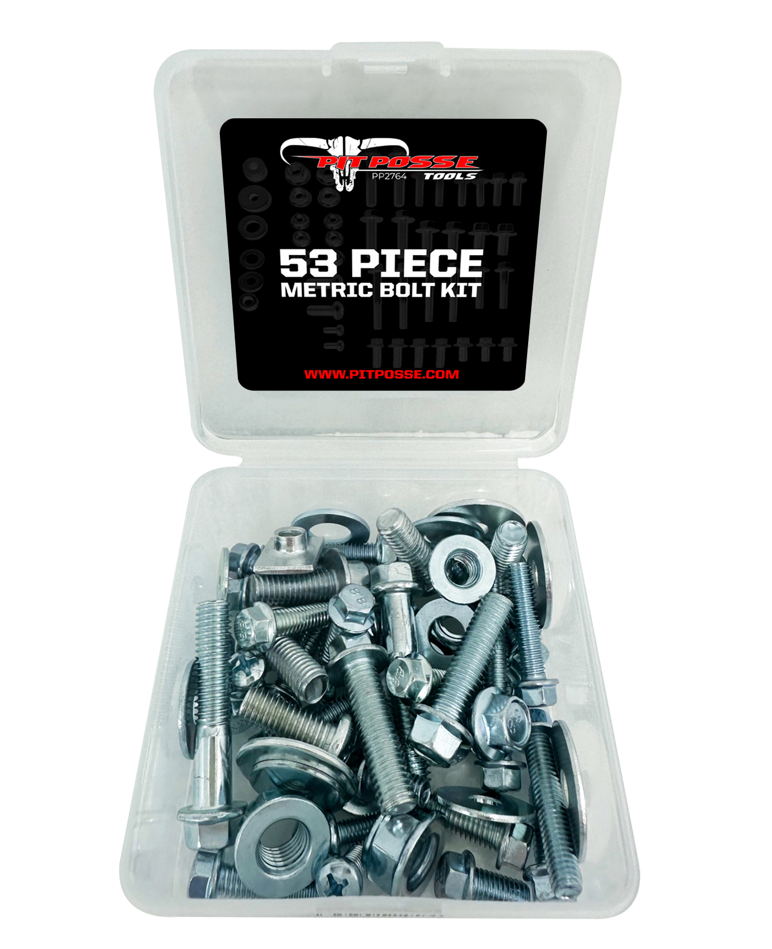 Pit Posse Mini Metric Bolt Kit 53 Piece