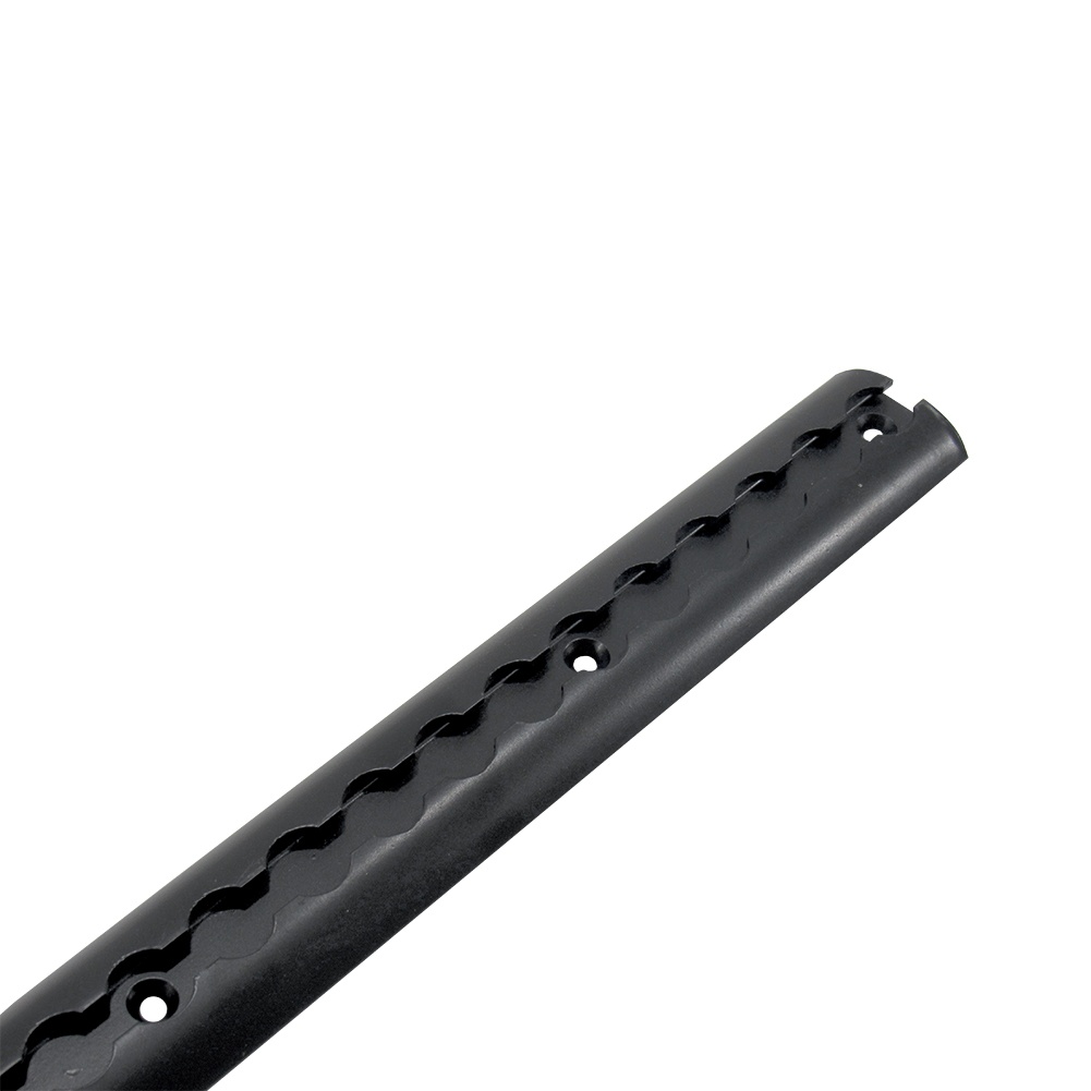 Pit Posse Aluminum S Track 4 Foot Rounded Black-Scratch and Dent