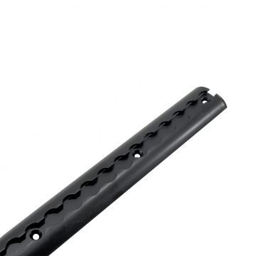 Pit Posse Aluminum S Track 4 Foot Rounded Black-Scratch and Dent