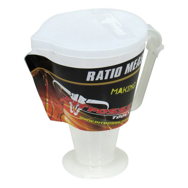 Ratio Rite 2-Stroke Oil Measuring Cup w/ Lid *NEW*