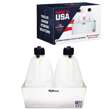 Pit Posse Double Fuel Jug Rack Economy - Scratch and Dent