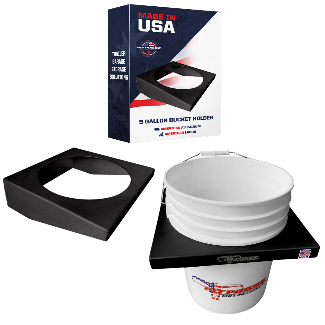 Pit Posse 5 Gallon Bucket Holder Black - Scratch and Dent